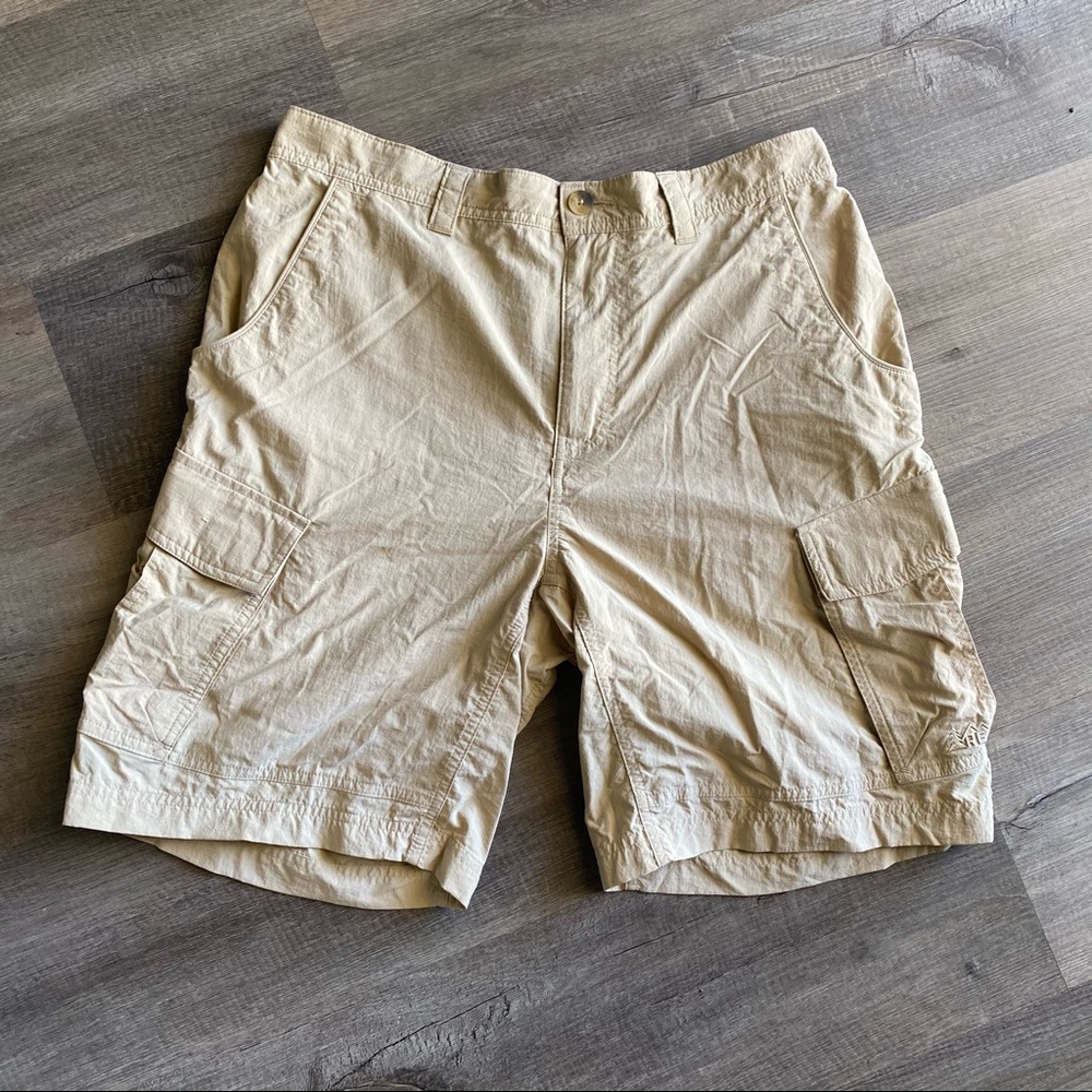 REI Khaki Cargo Shorts